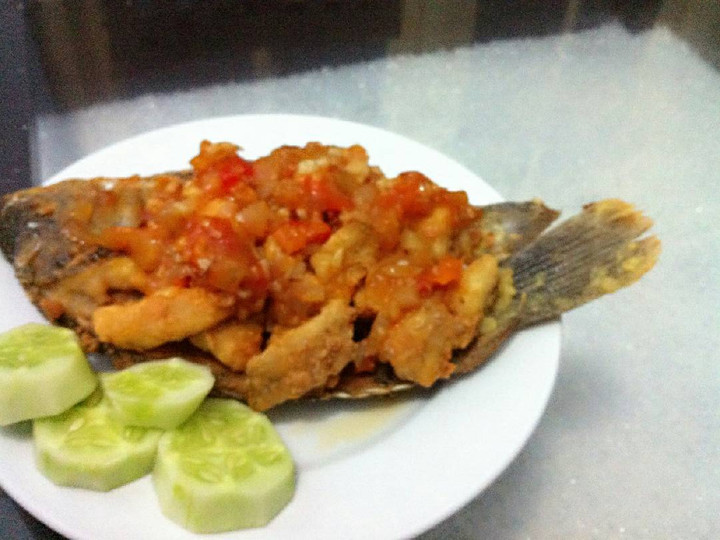 Resep: Gurami crispy saos asem manis pedas Sederhana Dan Enak