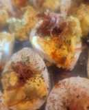 Country Ham Twisted Deviled Eggs!
