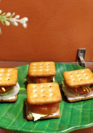 A picture of Biscuit Sev Poori.