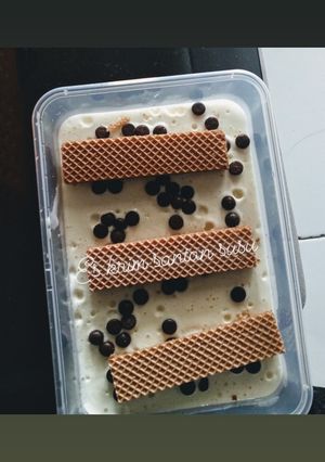 Foto resep Es Krim Susu Santan