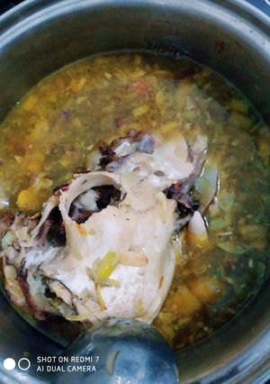 Foto resep Asem asem kepala kambing alaa amirahabsyie