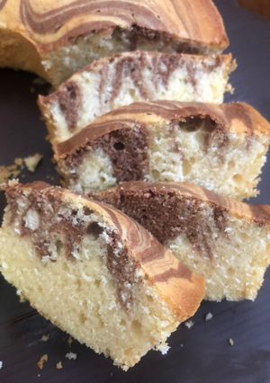 Foto resep Resep Bolu Marmer