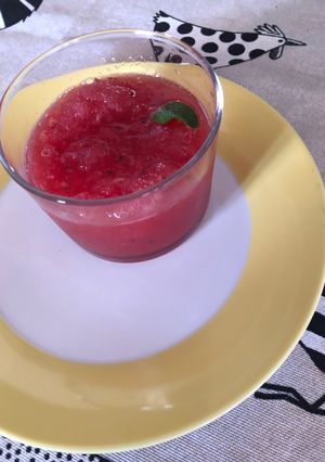 Una foto de Sorbete de Sandía 🍉