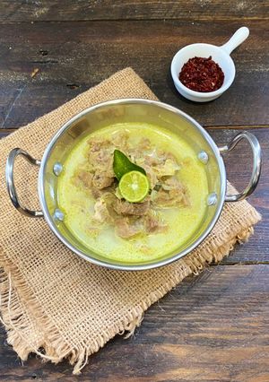 Foto resep Soto Daging Sapi Kuah Santan