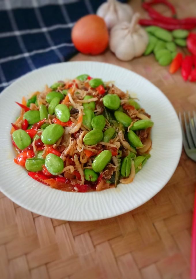 Foto resep Tumis teri pete