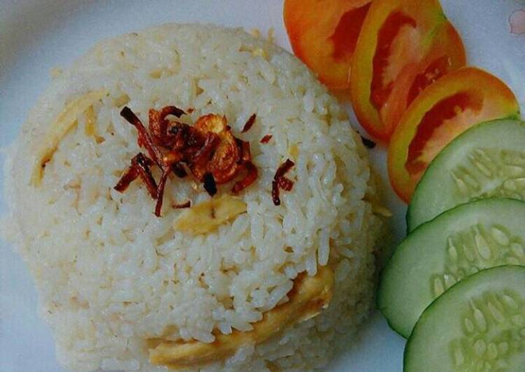 Nasi Hainan Rice Cooker Sederhana