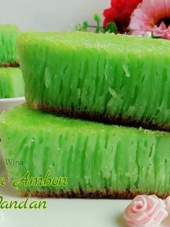 Foto resep Bika Ambon Pandan Ekonomis (tanpa cetakan)