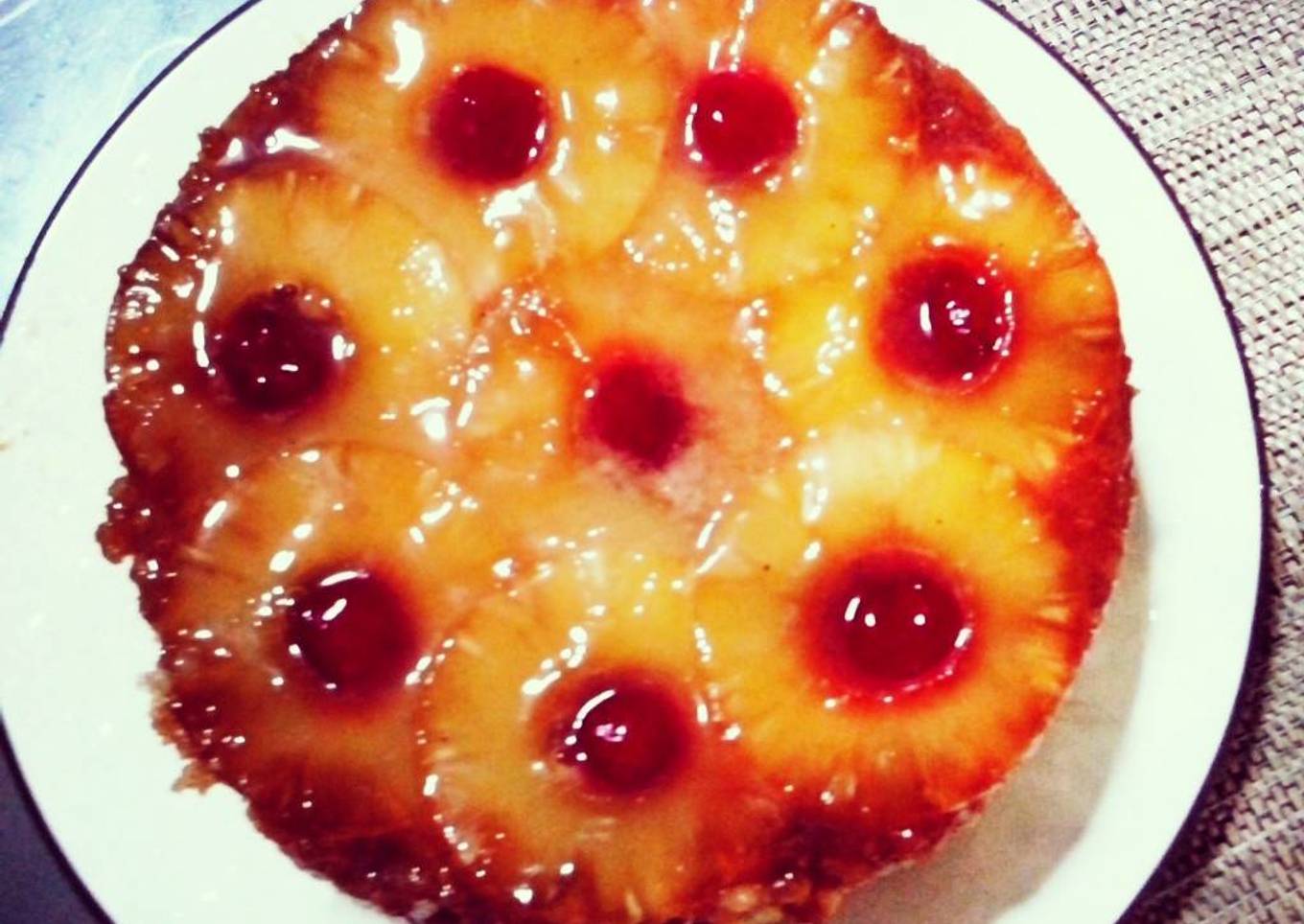 Pineapple pie upside down