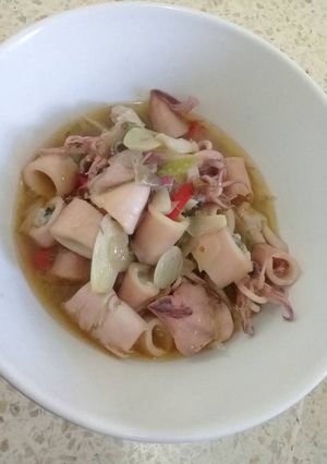 Foto resep Tumis cumi asin