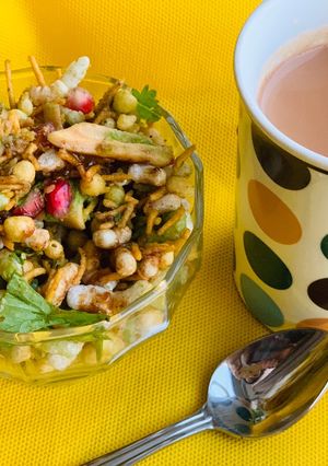 A picture of Namkeen ki jhatpat bhel.