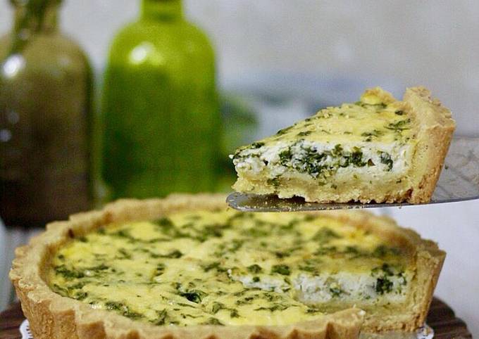 Spinach Cheese Quiche