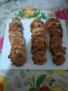 Una foto de Galletas de avena, manzana, jengibre y miel