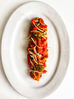 Una foto de 🌱ENSALADA DE PIMIENTOS ASADOS🌱