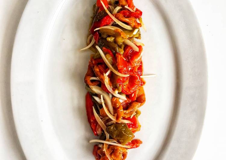 🌱ENSALADA DE PIMIENTOS ASADOS🌱