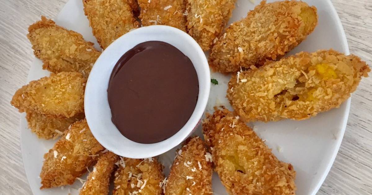 Resep Nugget Pisang Topping Coklat Sang Dapur Noura Cookpad