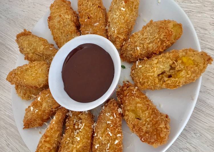 Pisang Nugget Coklat Lumer