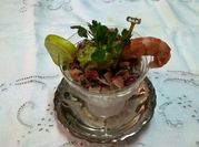 Una foto de trucha aguacate