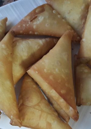صورة لوصفة سمبوسة بالجبنة