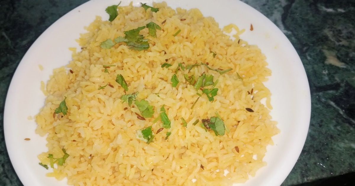 जीरा राइस(Jeera Rice Recipe In Hindi) रेसिपी बनाने की विधि in Hindi by ...