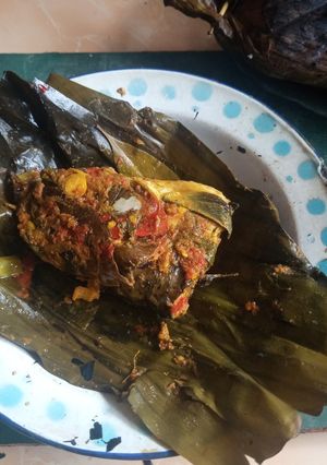 Foto resep Pepes ikan mas
