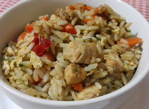 Una foto de Arroz chino