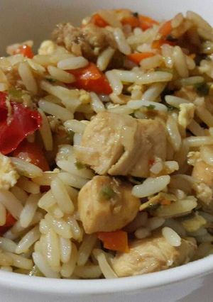 Una foto de Arroz chino