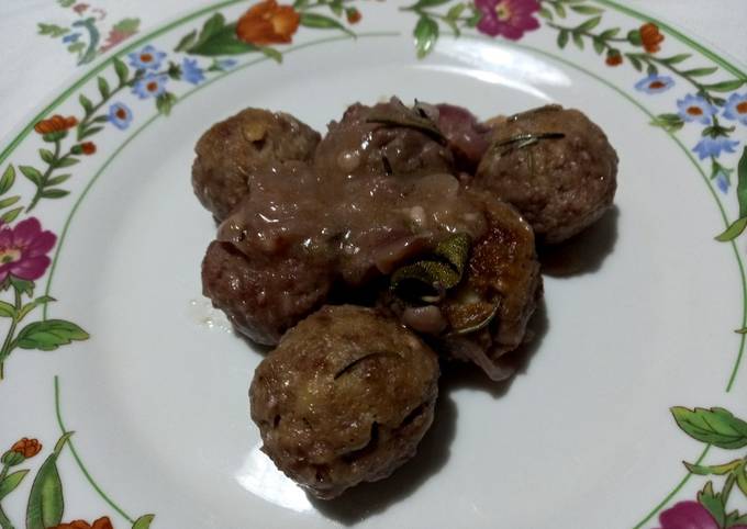 Polpette con castagne