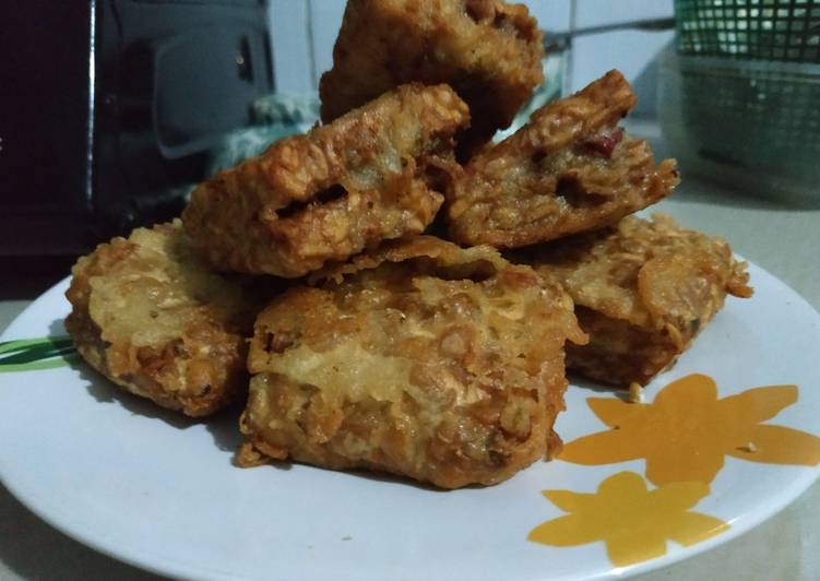 Proses mengolah 68. Tempe Mercon yang Lezat Sekali