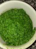 Raw mango coriander chutney