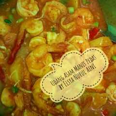 A picture of Udang Asam Manis Pedas.