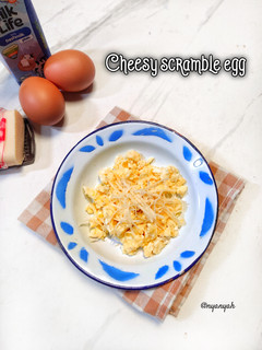 Foto resep Cheesy Scramble Egg