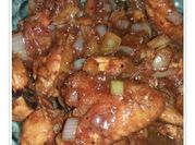 Gambar sayap ayam teriyaki