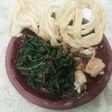 Rujak kangkung minimalis