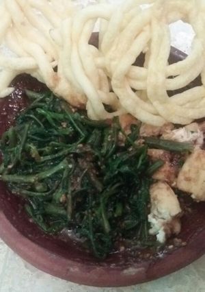 Foto resep Rujak kangkung minimalis