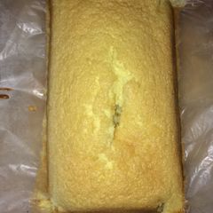 A picture of Vanilla sponge cake❤🤤.