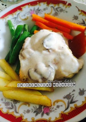 Foto resep Chicken steak saus mushroom enak dan simple