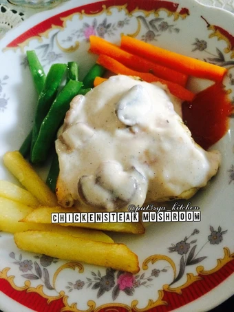 Cara Gampang Membuat Resep Chicken steak saus mushroom enak dan simple yang  Bikin Ketagihan Anti Ribet, Uenak Banget