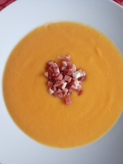 Una foto de Crema de calabaza