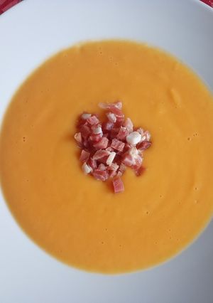 Una foto de Crema de calabaza