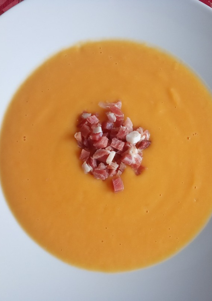 Una foto de Crema de calabaza