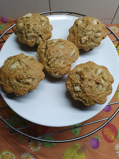 Una foto de Muffins de peras