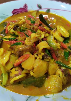 Foto resep Cumi saos padang