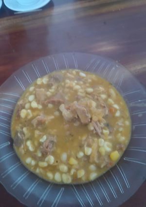 Una foto de Locro tradicional