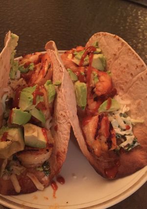 A picture of Low Carb Spicy Shrimp Tacos.
