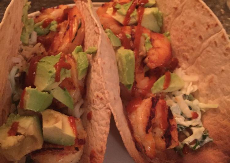 Recipe of Homemade Low Carb Spicy Shrimp Tacos