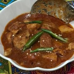A picture of Chicken boneless kadahi.