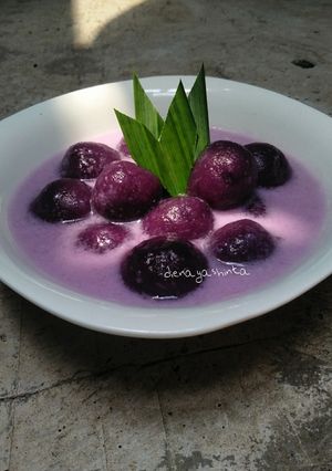 Foto resep 200. Bola-bola Ubi Jalar Berkuah