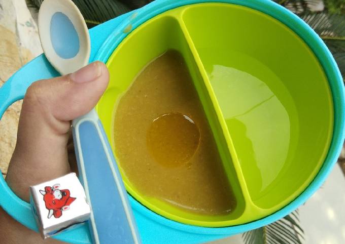 Bubur terong keju 6m