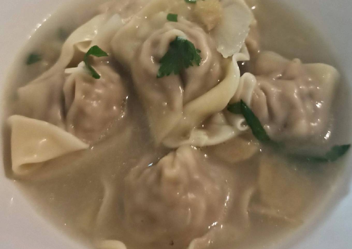 Pangsit daging kuah soto bandung mpasi 11 bulan +