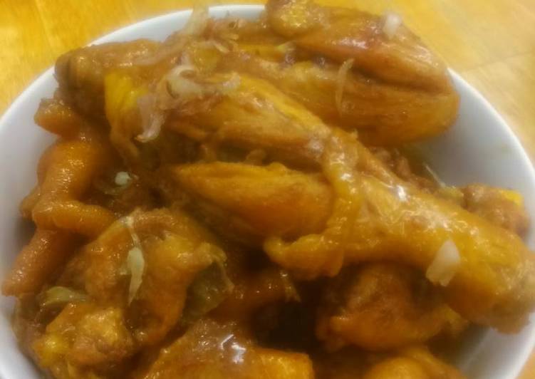 Recipe of Perfect Butter chicken with sweet soy sauce